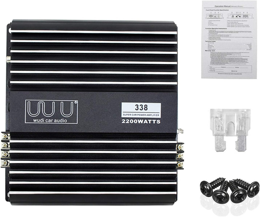 2 Channel 2200W Car Amplifier Pack of 2 K576