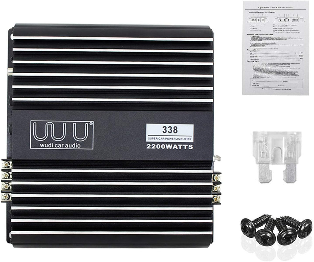 2 Channel 2200W Car Amplifier Pack of 2 K576