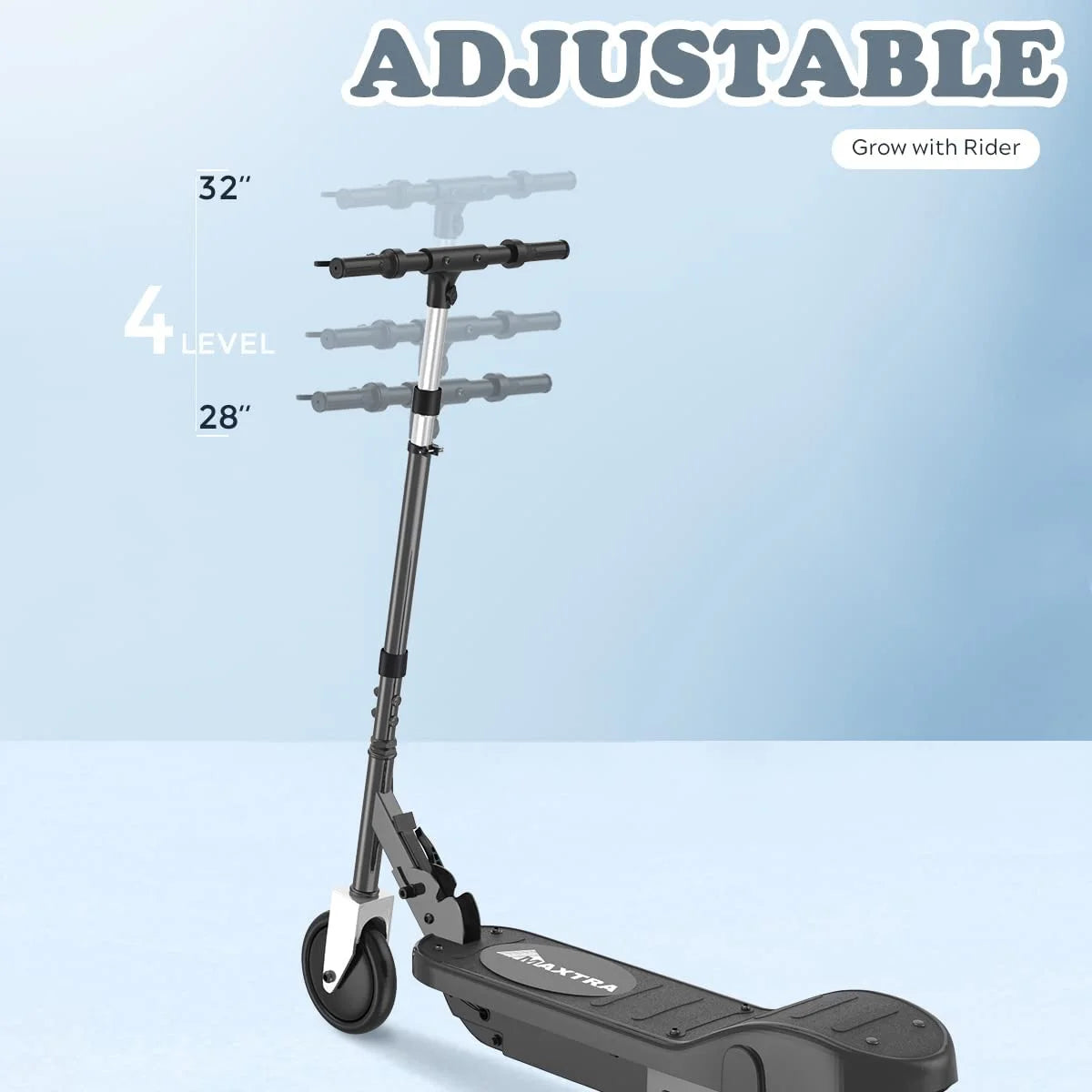 Folding Electric Scooter with Adjustable Handlebar U229616
