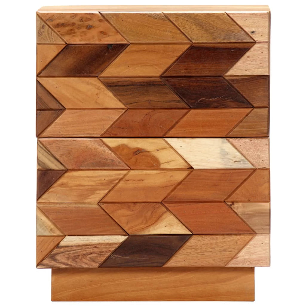 Solid Reclaimed Wood Bedside Cabinet P491113