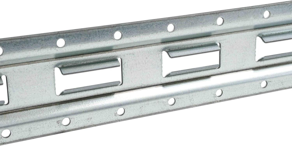 4 Pack 5' Vertical Galvanized Steel Bolt-On Tie-Down Rail U258