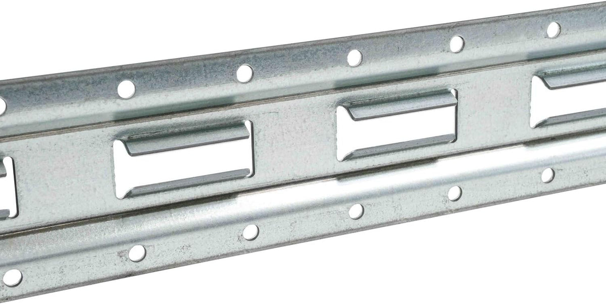 4 Pack 5' Vertical Galvanized Steel Bolt-On Tie-Down Rail U258