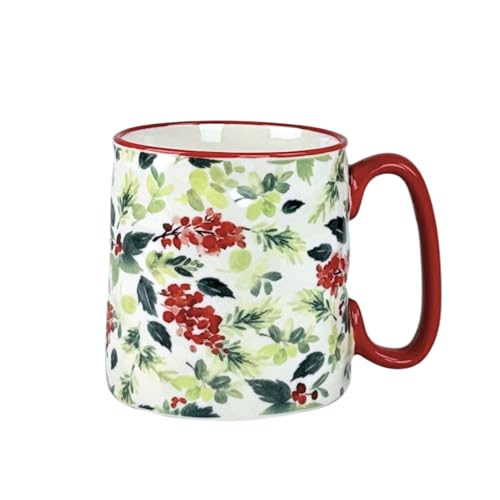 Set of 4 Holly Mug V147