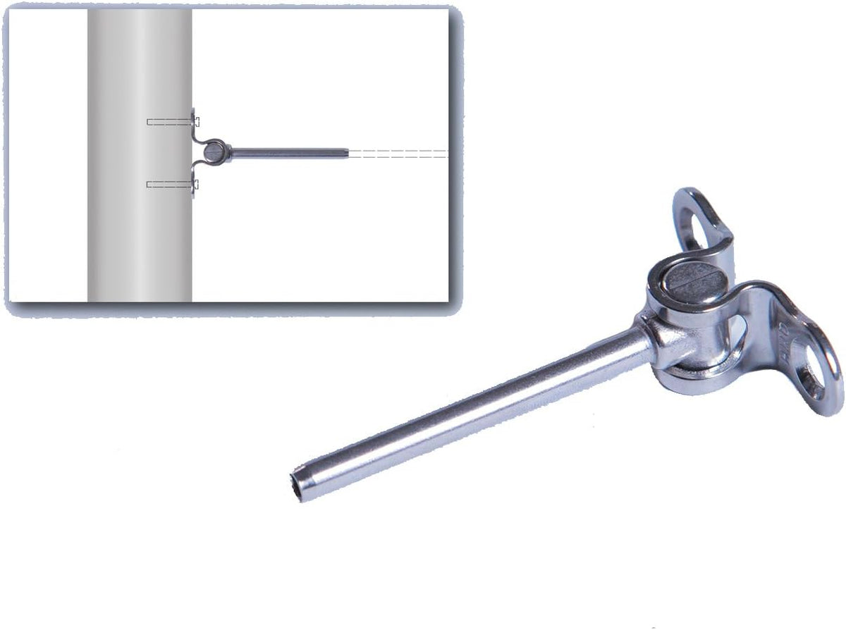 Stainless Steel Hand-Crimp Deck Toggle for 1/8 Cable, Lot of 10 Q9010