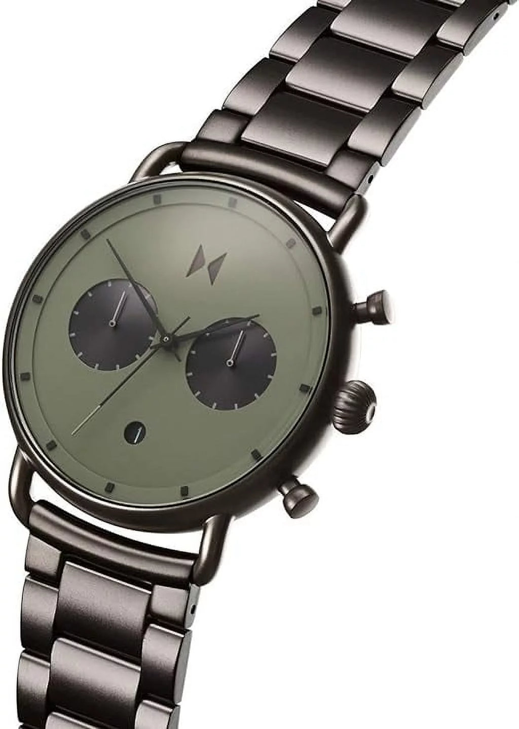 Gunmetal Tone Stainless Steel Chronograph Men's Watch T91129