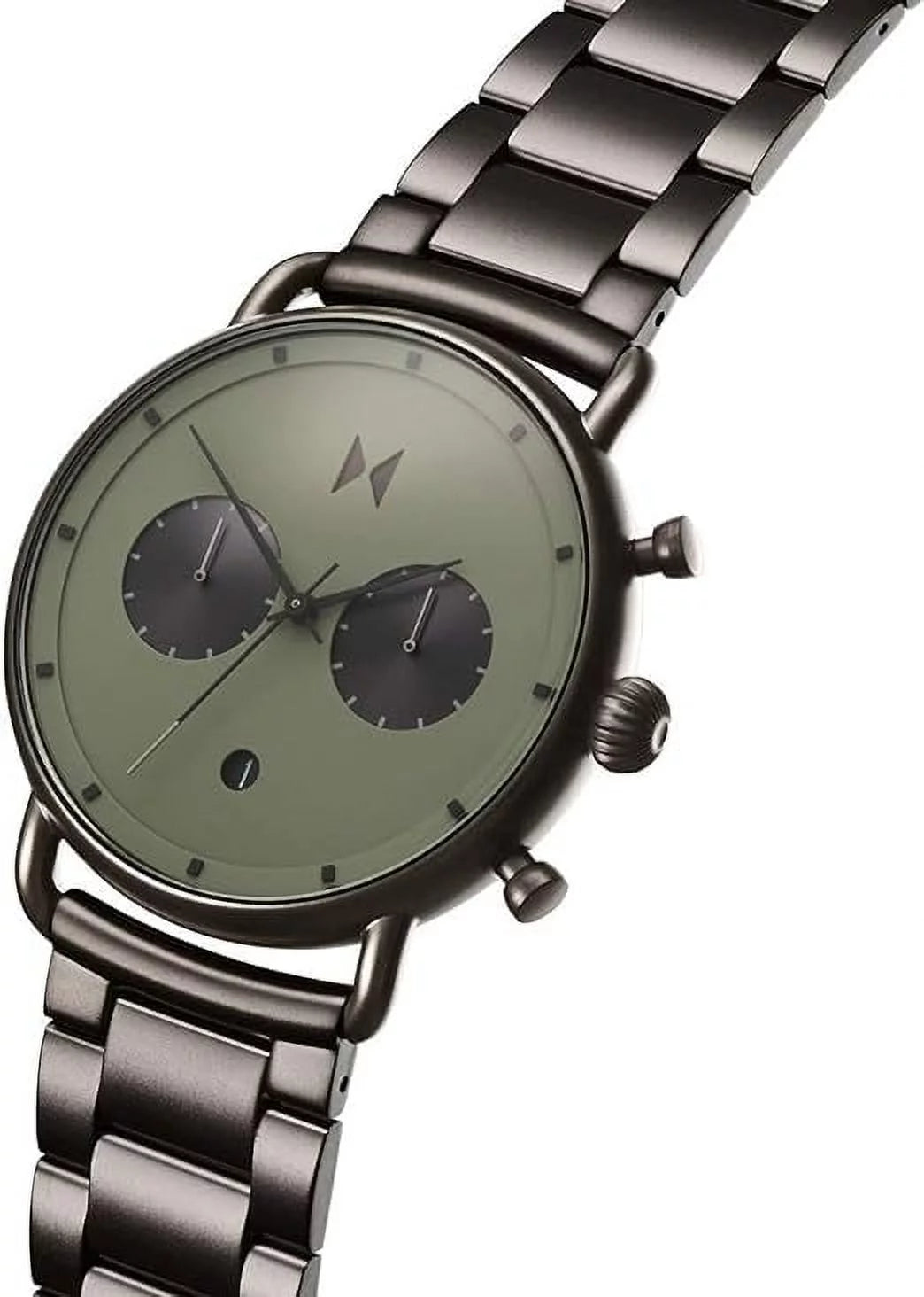 Gunmetal Tone Stainless Steel Chronograph Men's Watch T91129