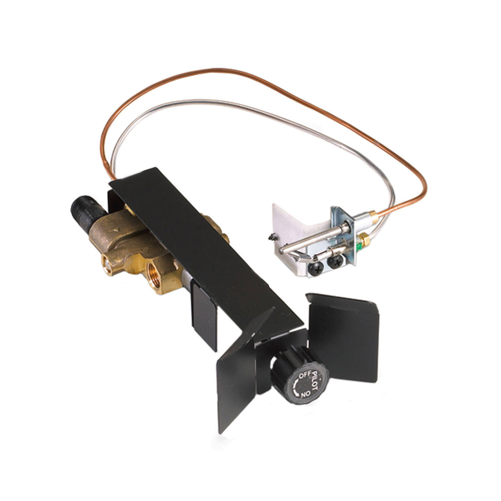 Vented Natural Gas Log Burner with Safety Pilot Kit H51572