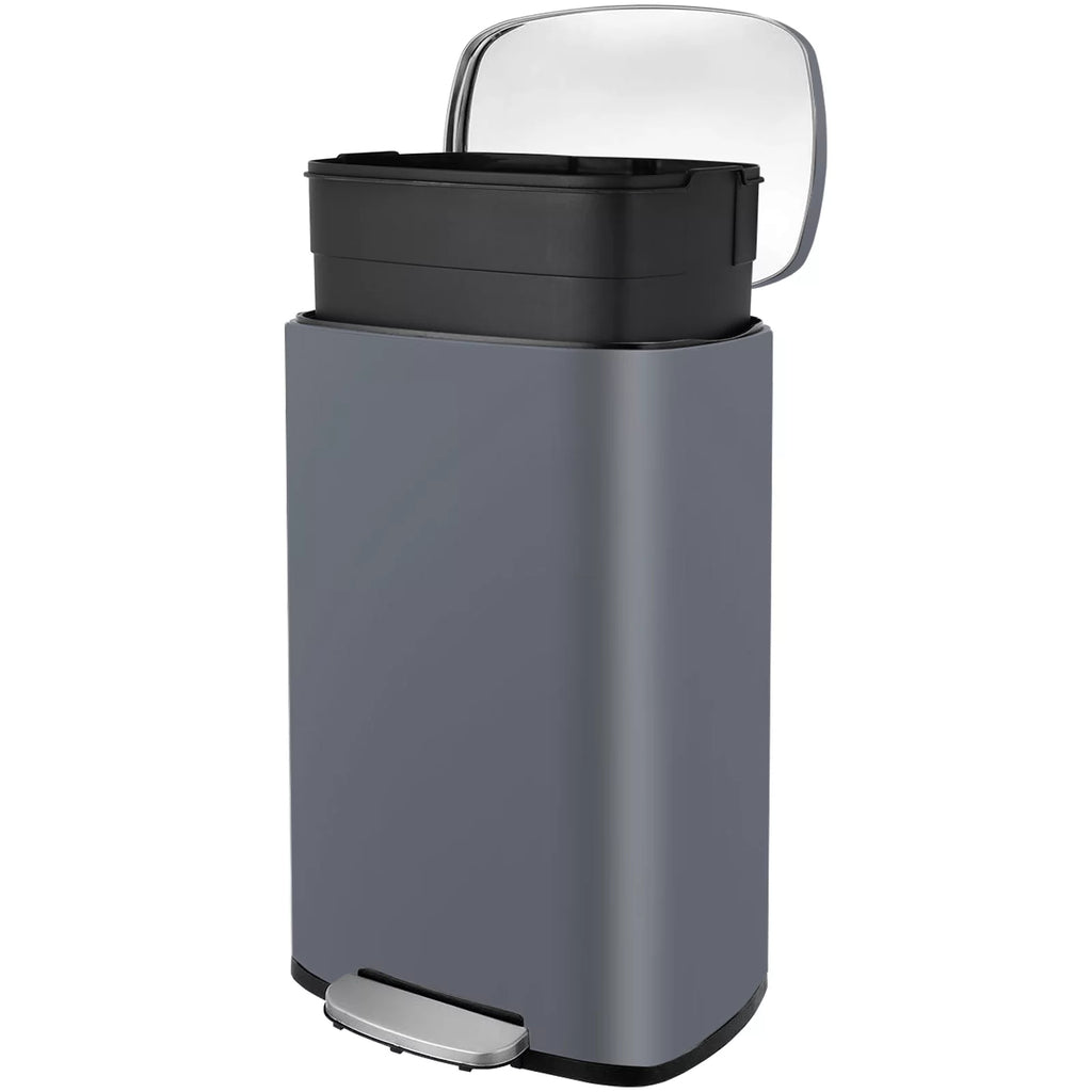 50L Stainless Steel Kitchen Step Trash Can O430603