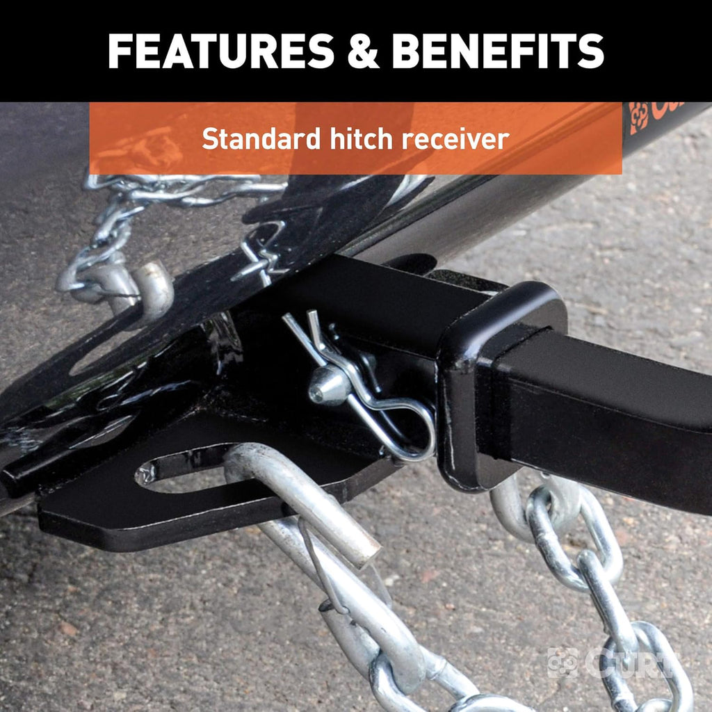 Class 2 Trailer Hitch with Ball Mount, 1-1/4-Inch Receiver V702