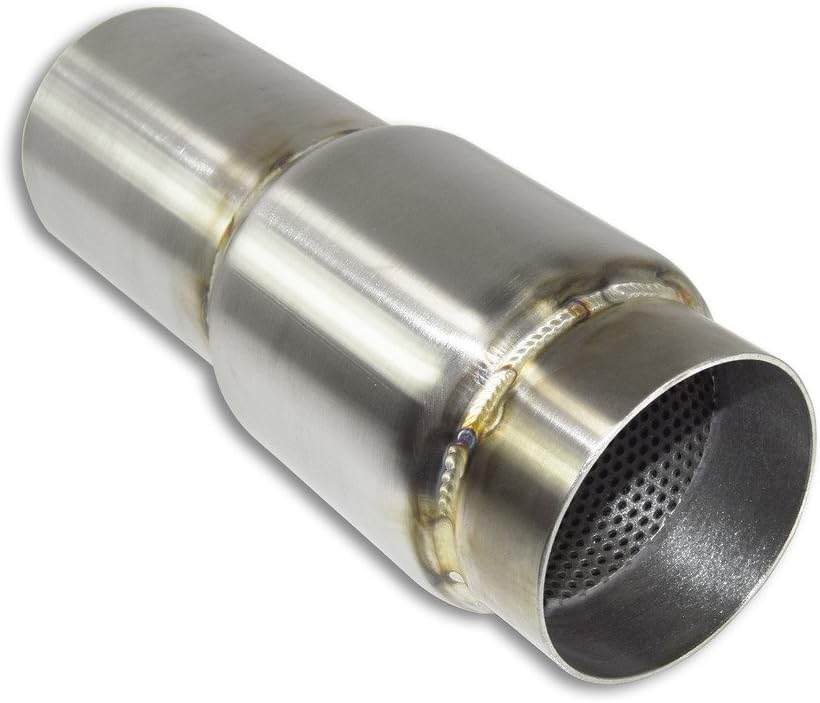 3.5” X 4 Stainless Extended Exit Bullet Race Muffler V304305