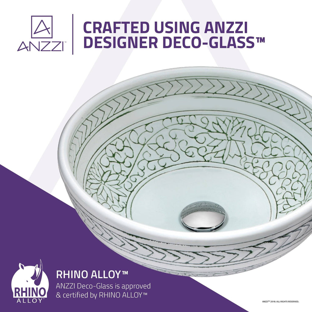 Vessel Sink in Decor White M67421
