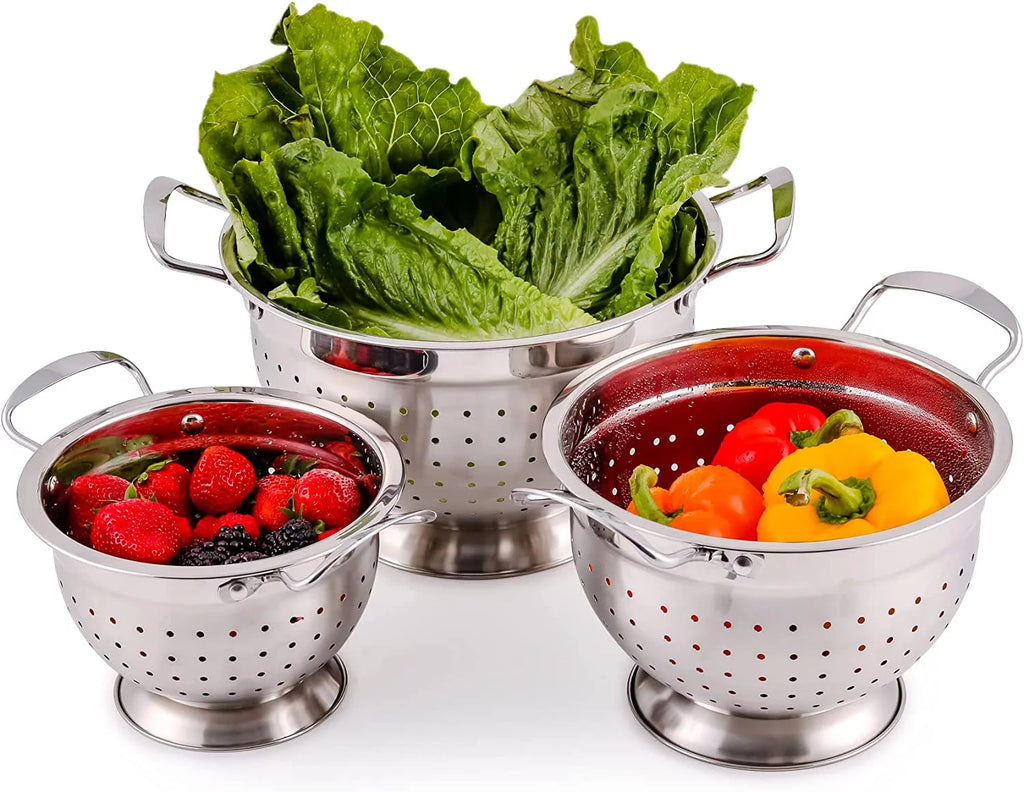 Stainless Steel Colander Set of 3 T80040