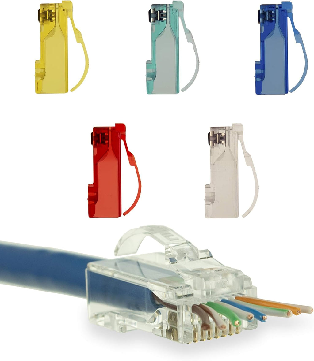 Snagless RJ45 Cat6 STP Connectors 100 Pack V505