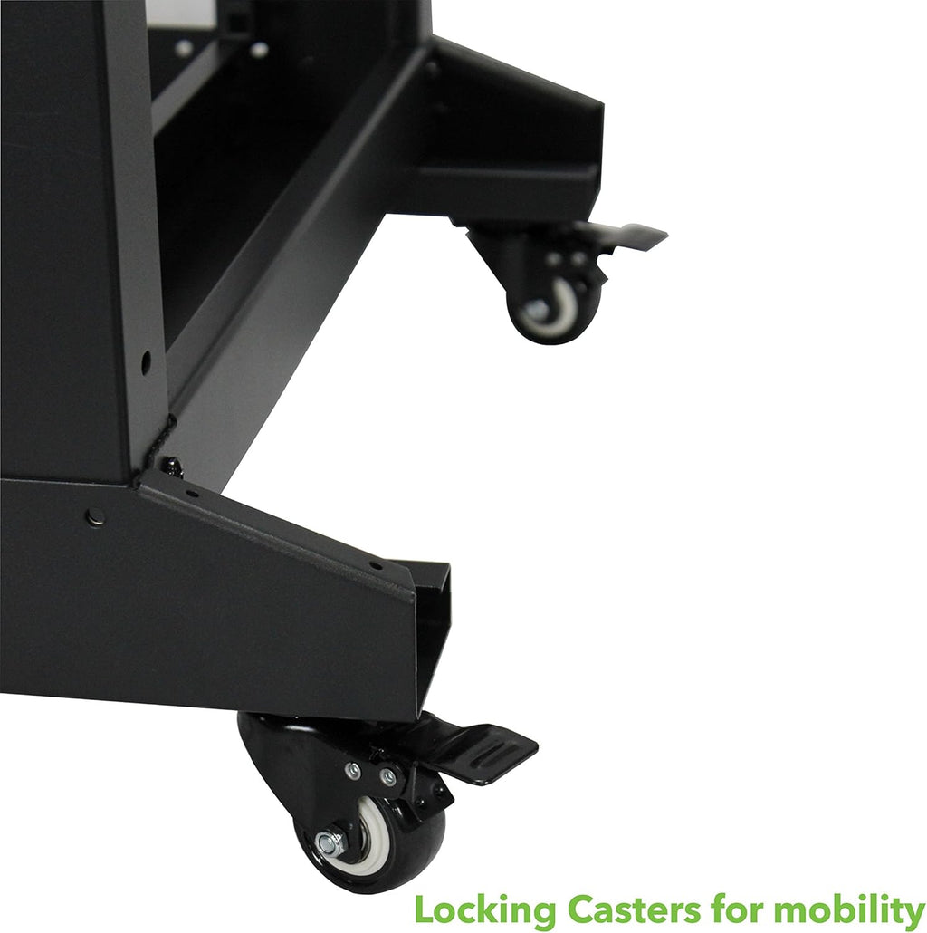 22U 4-Post Open Frame Server Rack Black A668