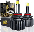 HB3 LED Headlight Bulbs 6,000K Sky White 12,000lm 90W High Low beam Pack of 2 W84378