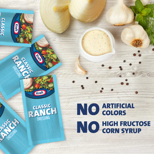 0.44 oz. Ranch Salad Dressing Packets, 200 per case N982