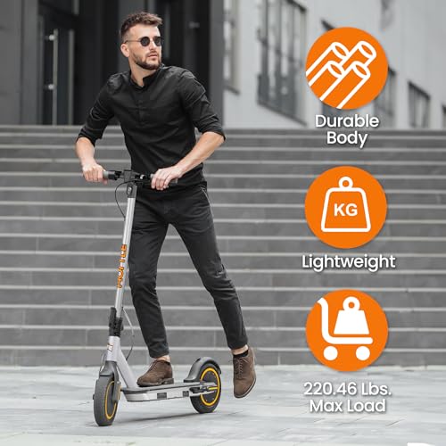 2 Wheel Folding Kick Scooter with Adjustable T-Bar Handlebar H454