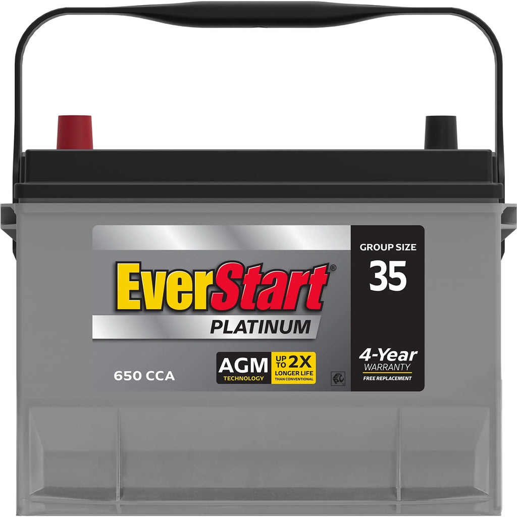 Platinum AGM Automotive Battery Group Size 35 12 Volt 650 CCA Y7675