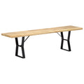 63" Solid Mango Wood Bench J748