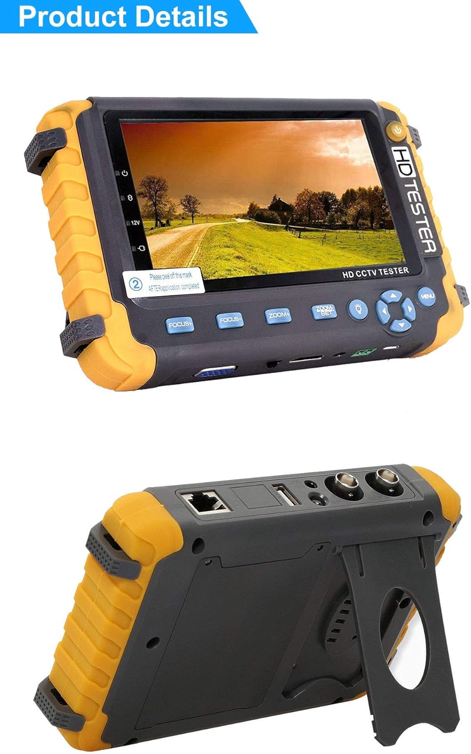 5 Inch 4 in 1 CCTV Monitor Tester with VGA DC12V Output C158493
