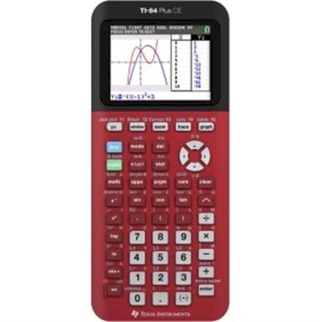 Radical Red Graphing Calculator Q2143