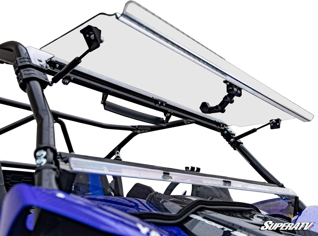Flip Windshield for Yamaha YXZ, 1/4” Clear Scratch Resistant Polycarbonate T17501