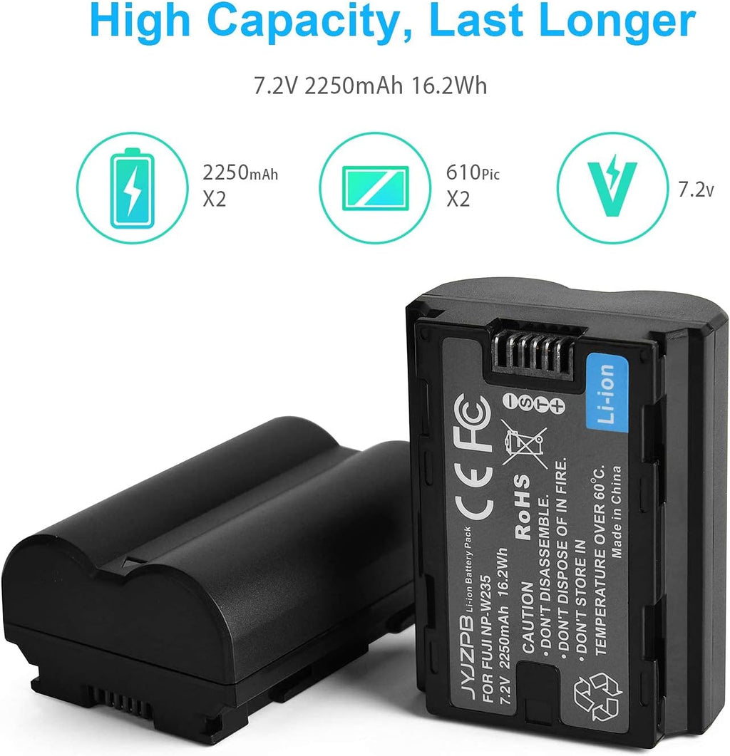2-Pack Rechargeable Li-Ion Camera Batteries with Charger L637503
