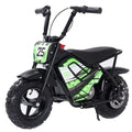 Electric Dirt Bike for Kids 250W 24V 9AH Off-Road Tire Green P2021