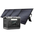 2400W Portable Power Station, 2160Wh Solar Generator with 200W Solar Panel H66061