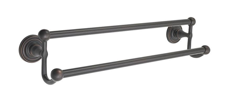 Oil Rubbed Bronze Double Towel Bar F465649