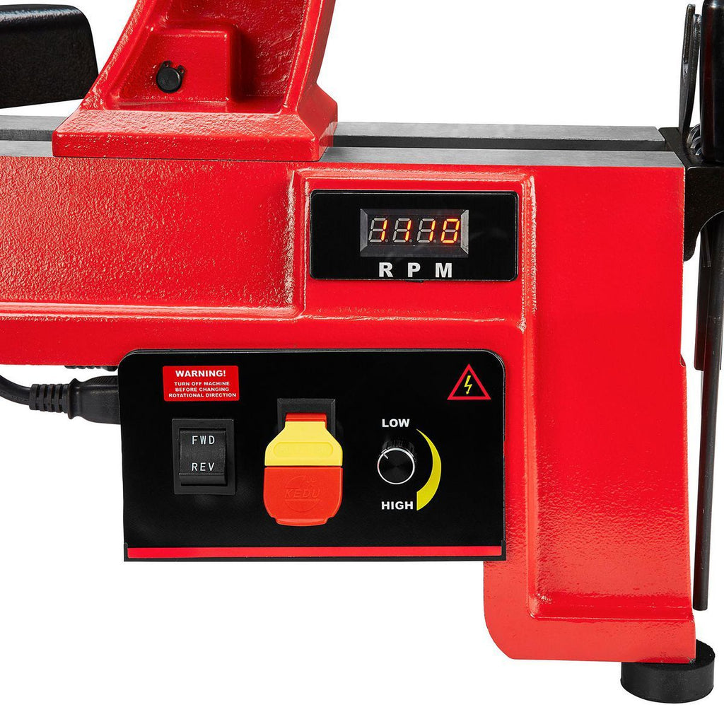 14 in. x 20 in. Electronic Variable-Speed Wood Midi Lathe L5860