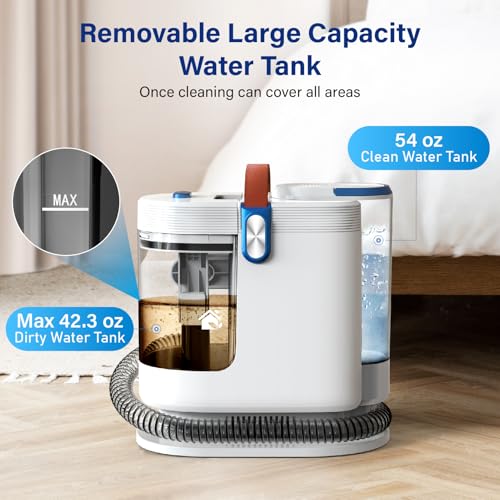 Portable 15Kpa Carpet Cleaner with 54oz Water Tank S831