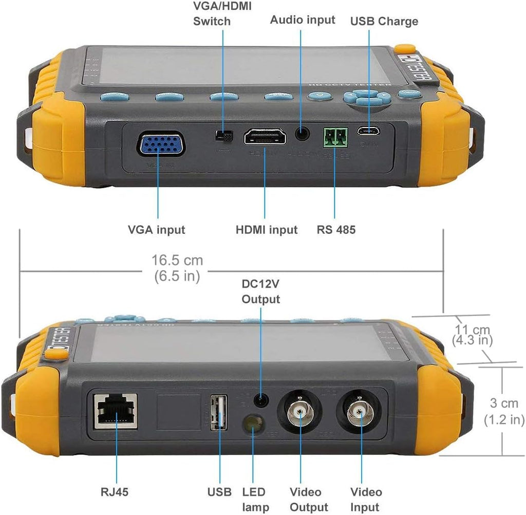 5 Inch 4 in 1 CCTV Monitor Tester with VGA DC12V Output C158493