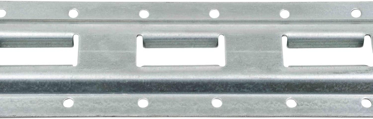 4 Pack 5' Vertical Galvanized Steel Bolt-On Tie-Down Rail U258