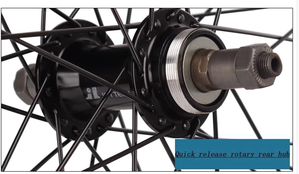 700C Double-Layer Aluminum Alloy Rims Disc Brake Bicycle Wheelsets F3843