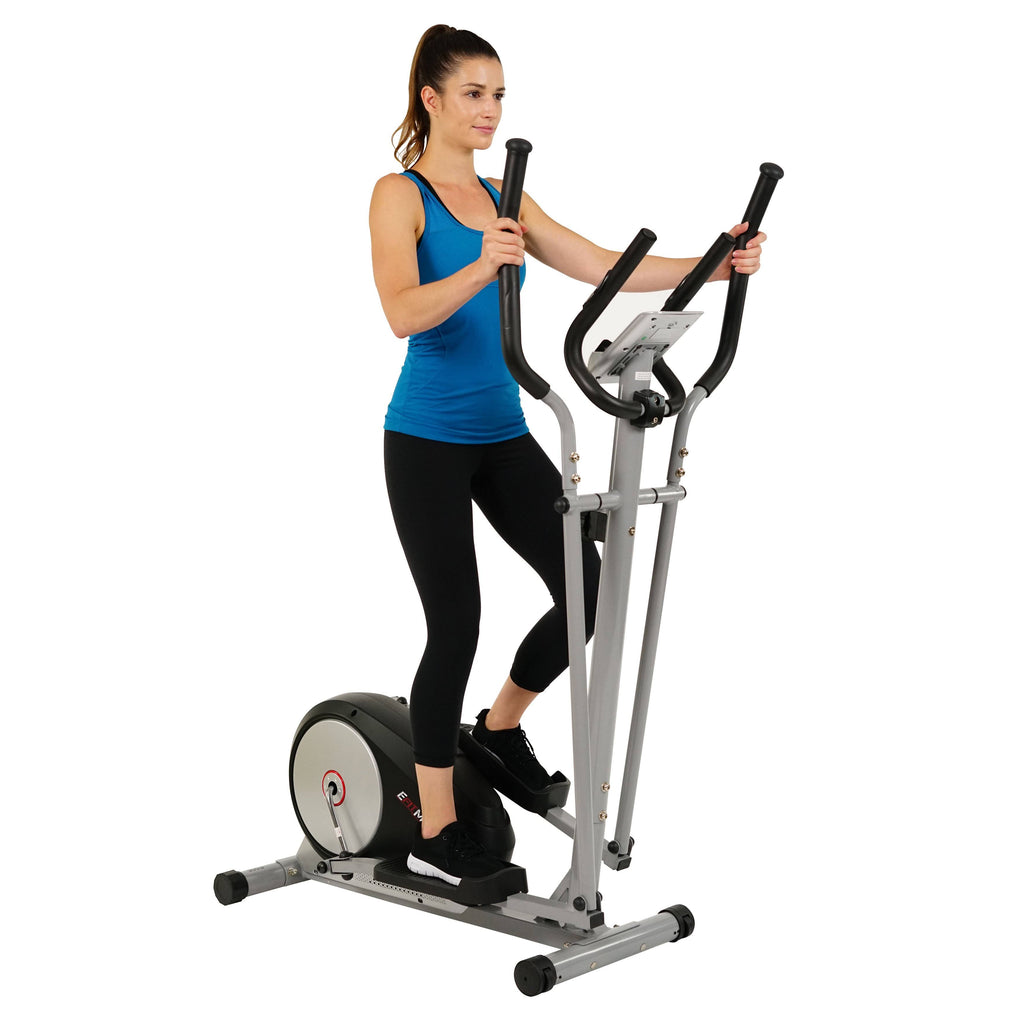 Magnetic Elliptical Machine Trainer with LCD Monitor H130