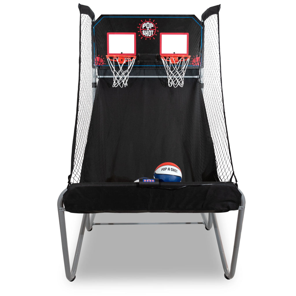 Black Foldable Basketball Arcade Game with 7 Basketballs Z13836