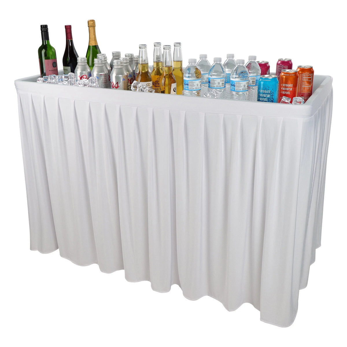 Folding Ice Cooler Table D7858