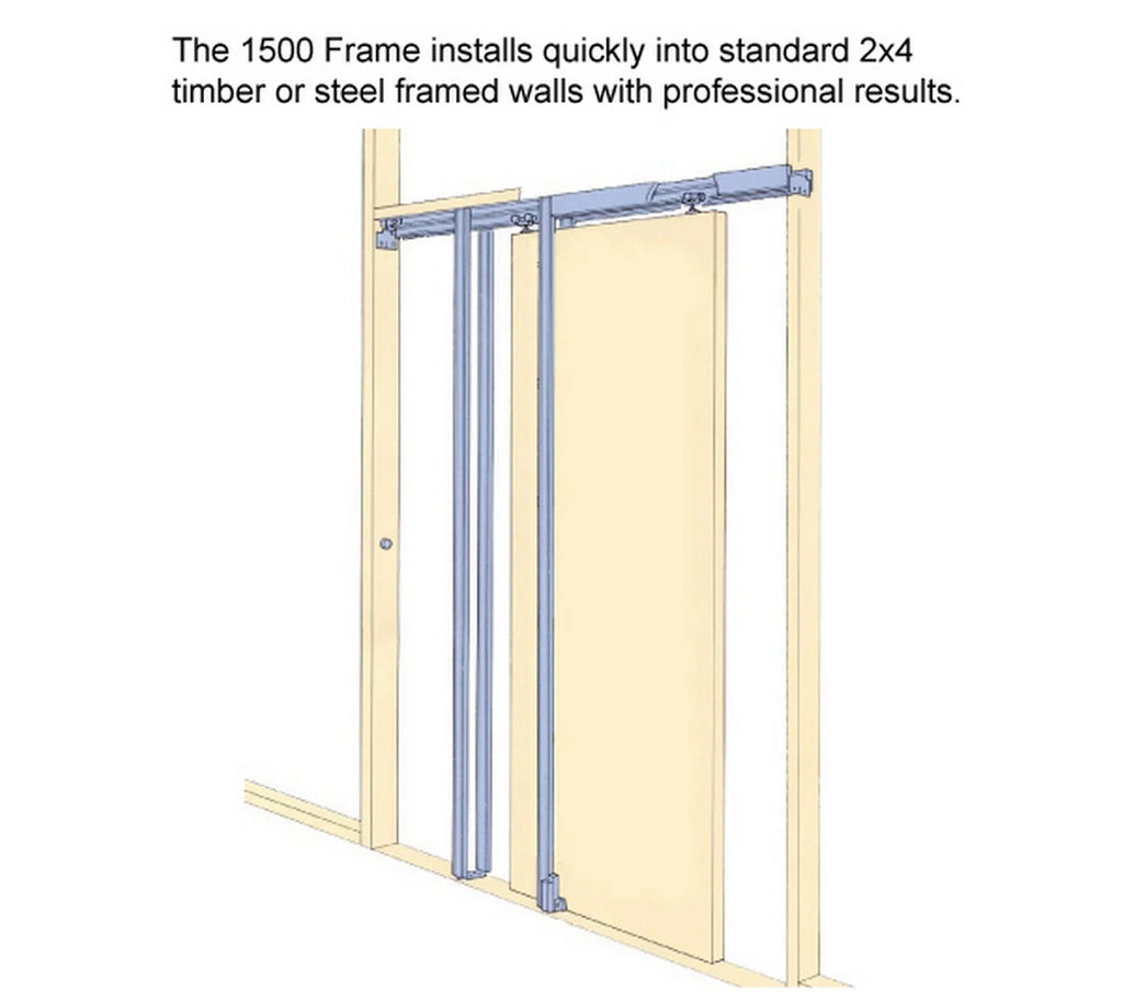 Frosted Glass Sliding French Double Pocket Doors 48 x 80 inches Solid Wood Y7705
