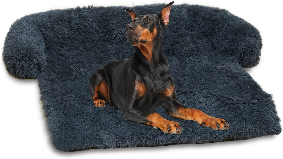 Grey Extra Large Plush Dog Bed P267
