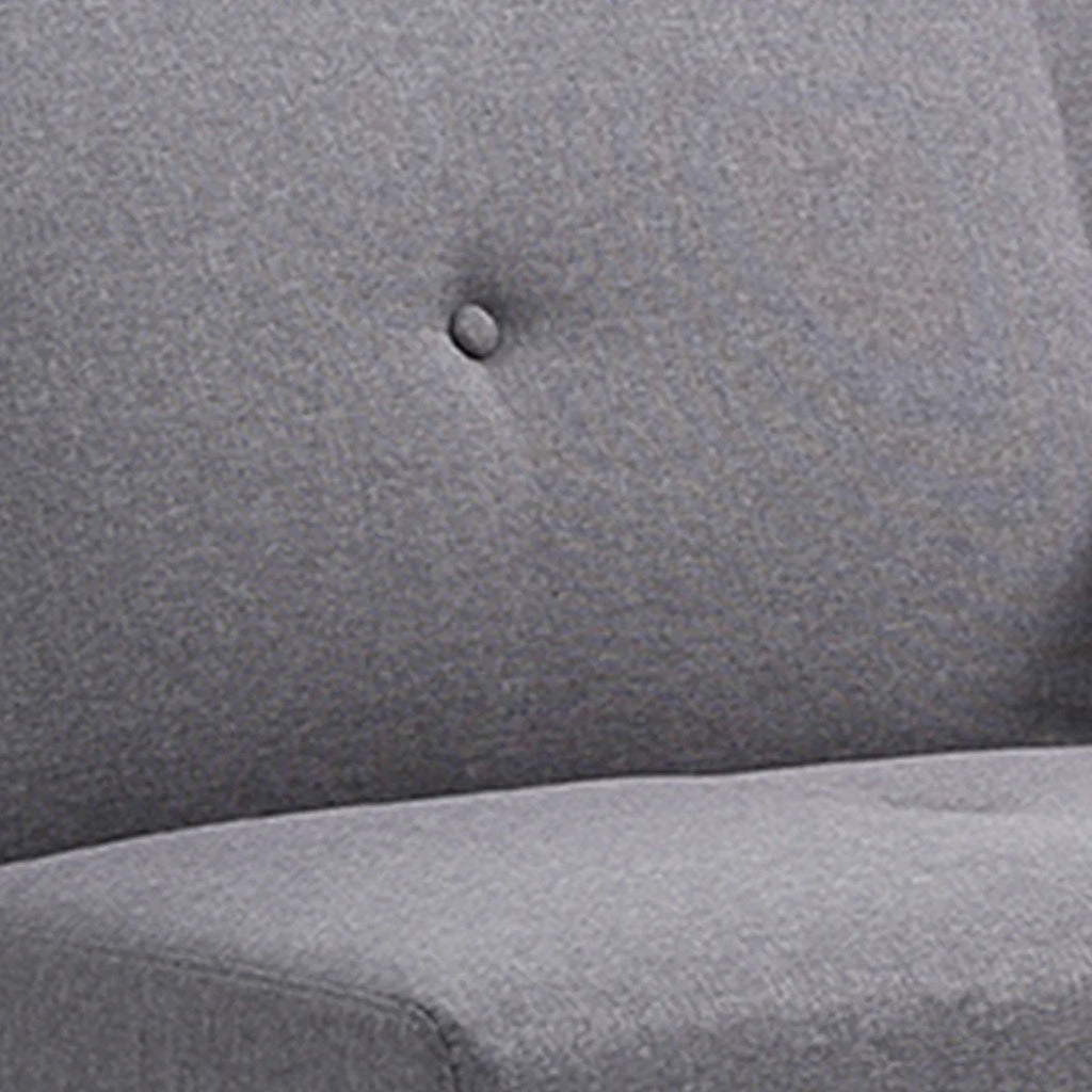 Grey Polyester Futon R579