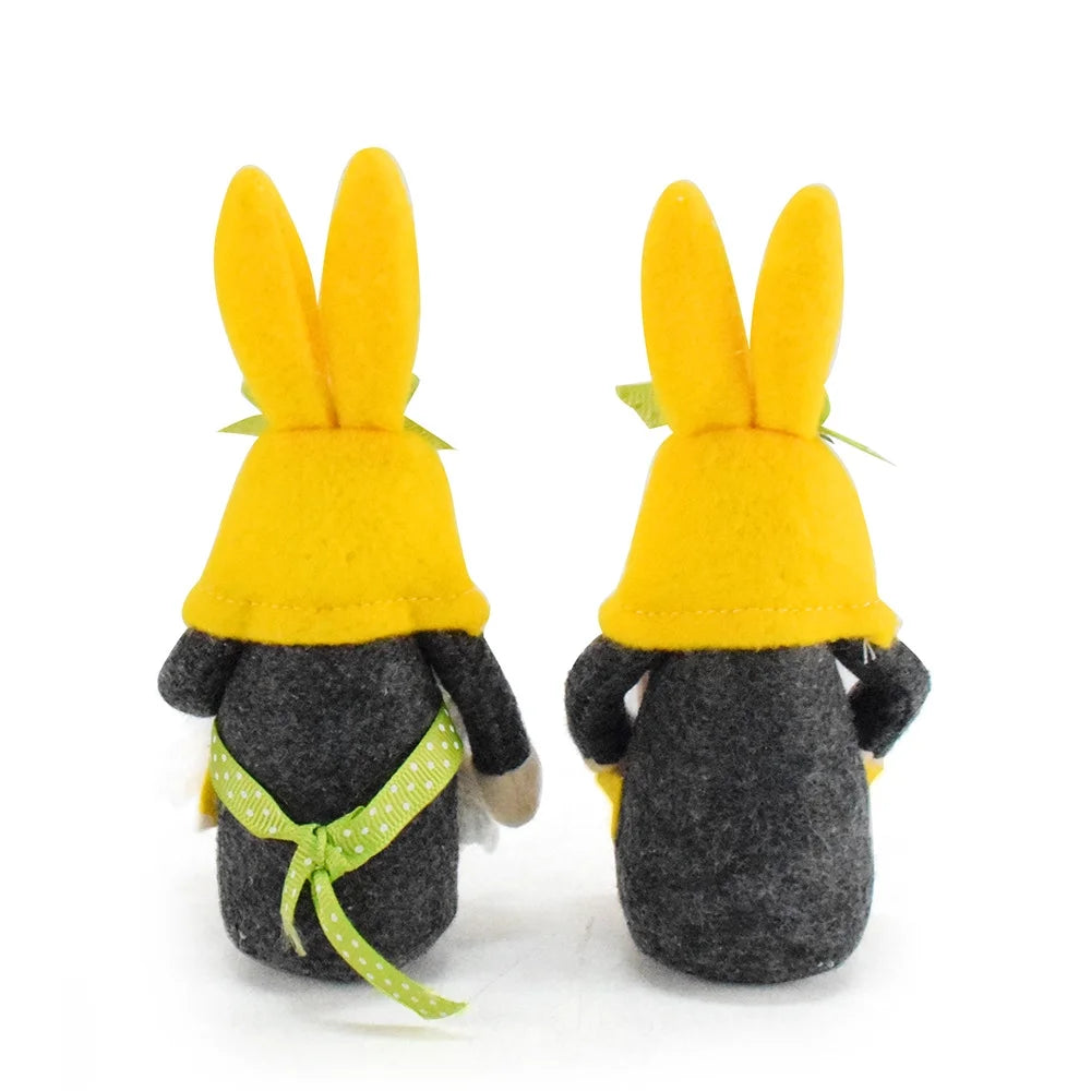 2 Pack Handmade Plush Gnome Decor S8093