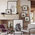 Owl Prints Large I7897