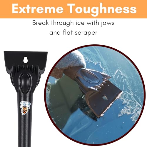 55" Extendable Snow Brush with Detachable Scraper T3427