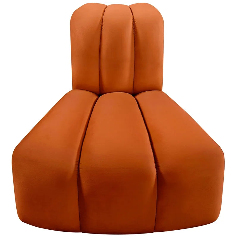 Cognac Velvet Corner Z894