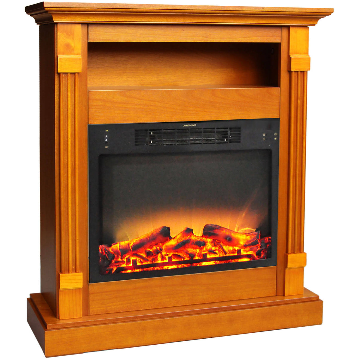 34 in. Electric Fireplace and Mantel C47762