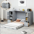 Full Size Murphy Bed with Storage and Drawers Z681283