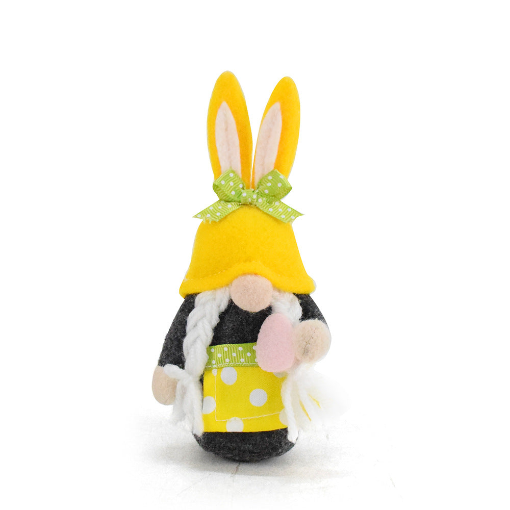 2 Pack Handmade Plush Gnome Decor S8093