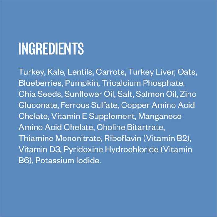 Turkey Dish with Blueberries Frozen Dog Food A614893