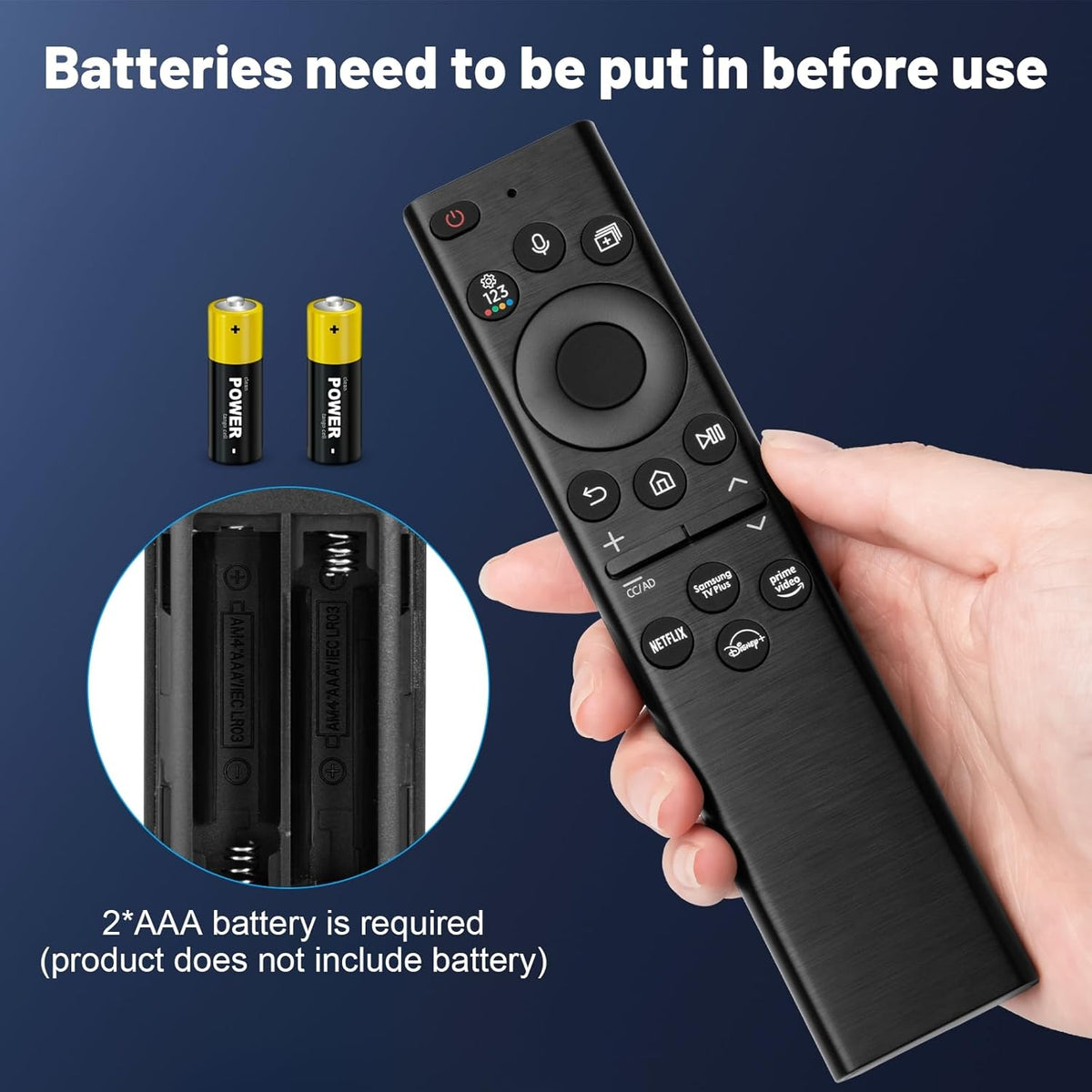 Replacement Voice Remote for Samsung Smart TVs N2113